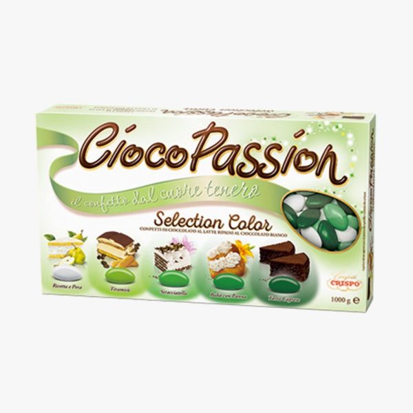 CONFETTI CRISPO CIOCOPASSION SELECTION COLOR VERDE KG 1