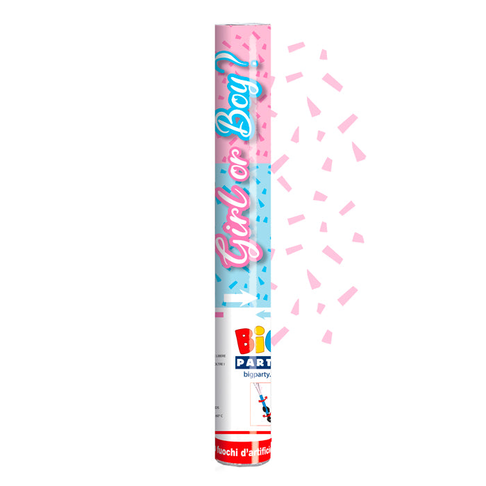 Spara coriandoli 30 cm Baby Girl or Boy?