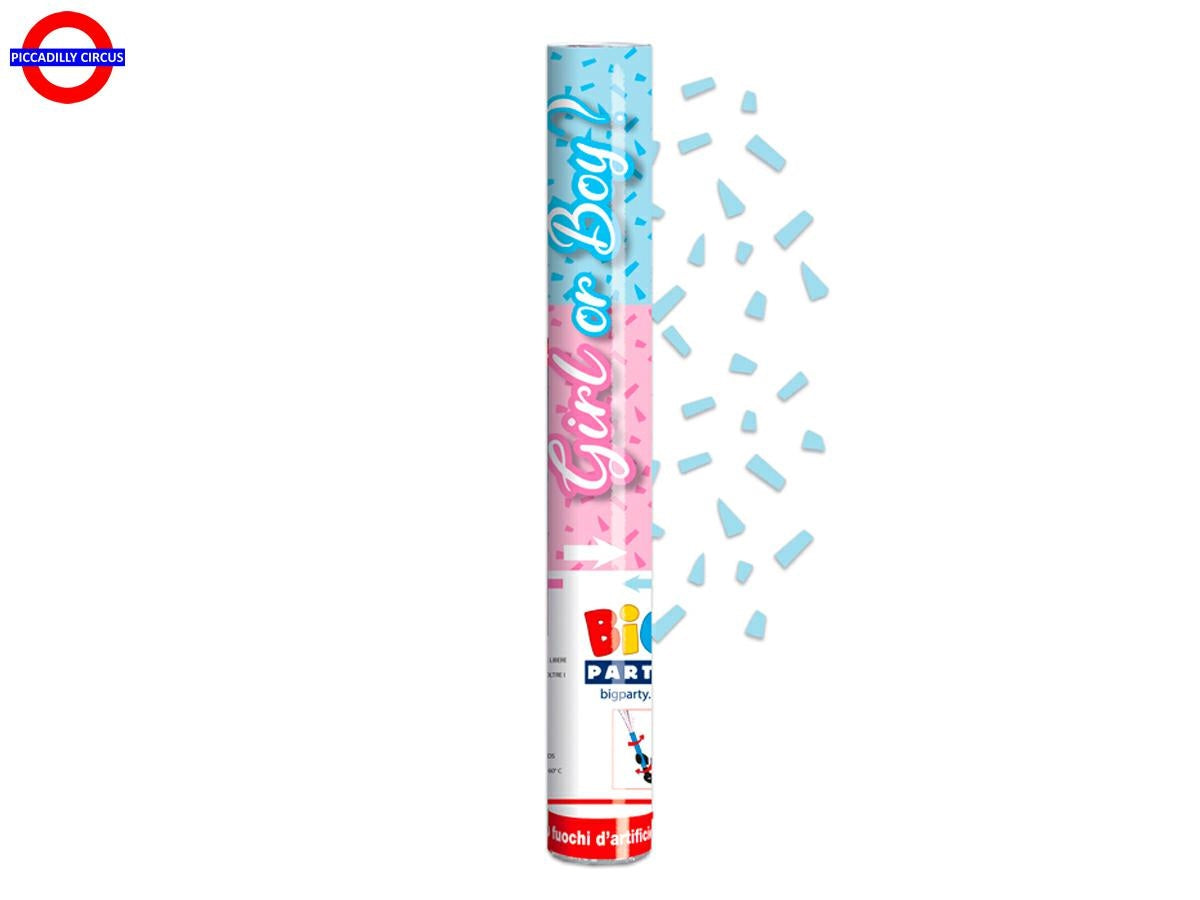 Spara coriandoli 30 cm Baby Girl or Boy?