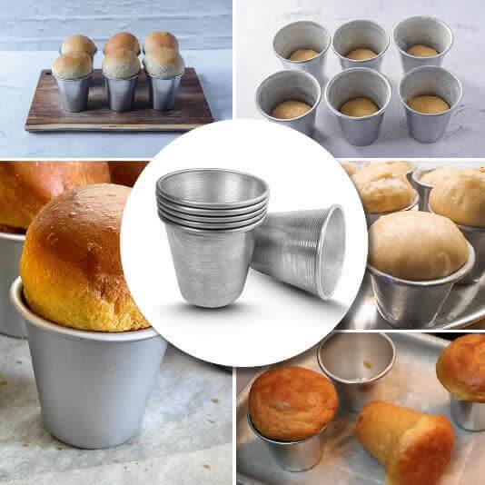 Forma Babà Alluminio Stampini Varie Misure pz 10