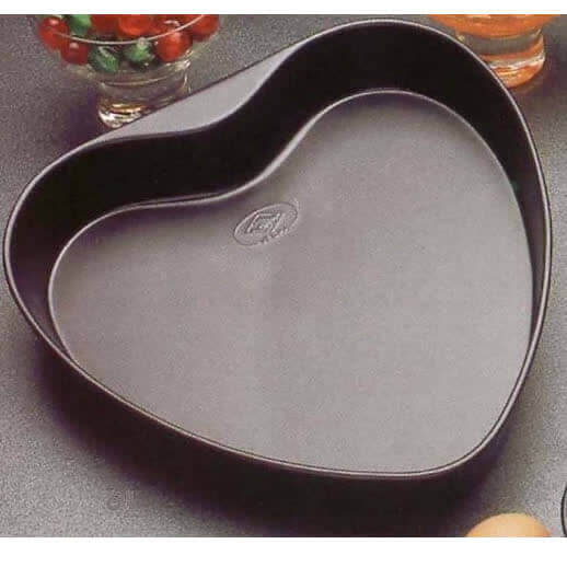 Forma Cuore Ruoto Torte Alluminio Antiaderente cm 22-26-32