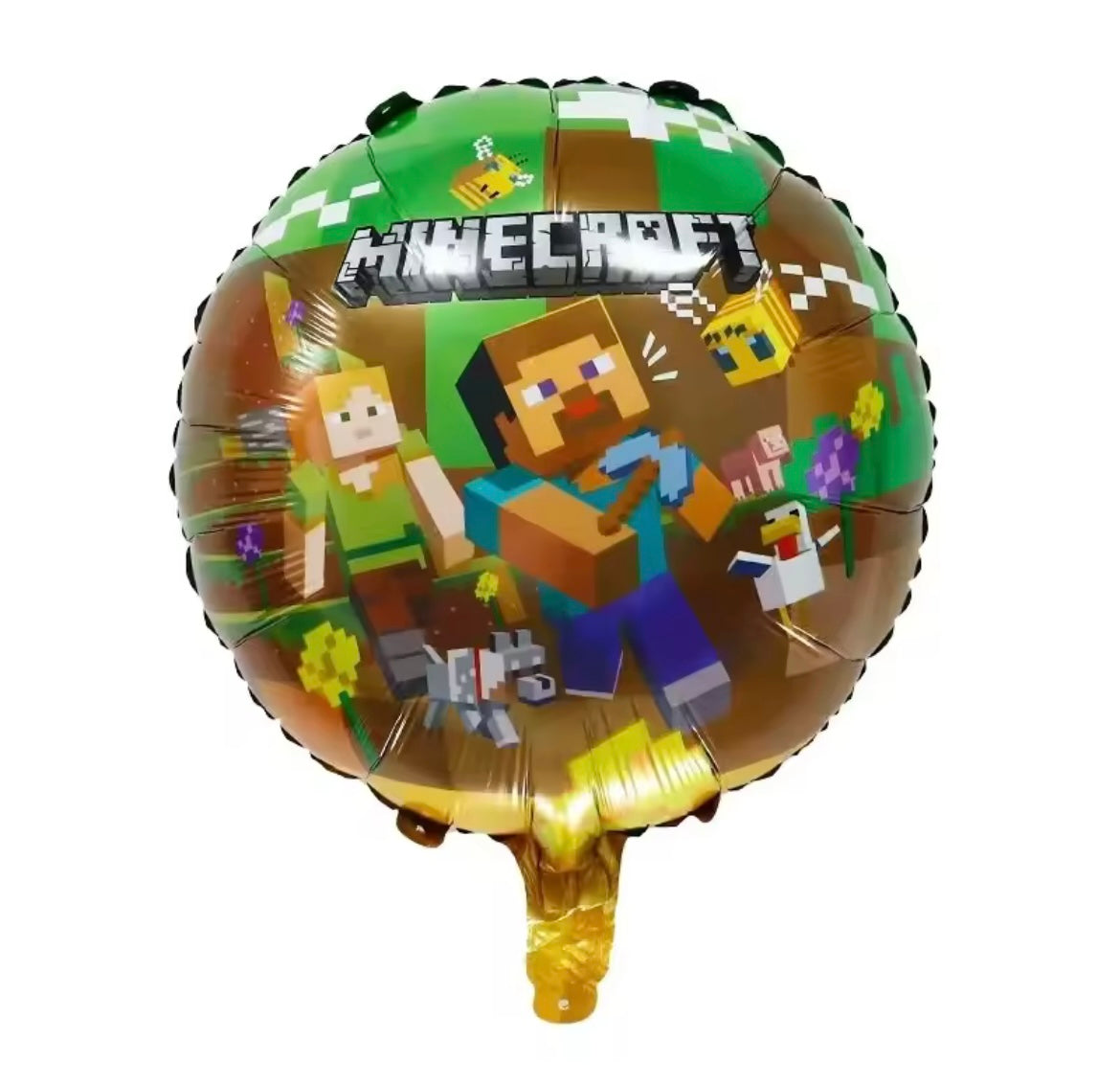 Pallone Minecraft tondo cm 45