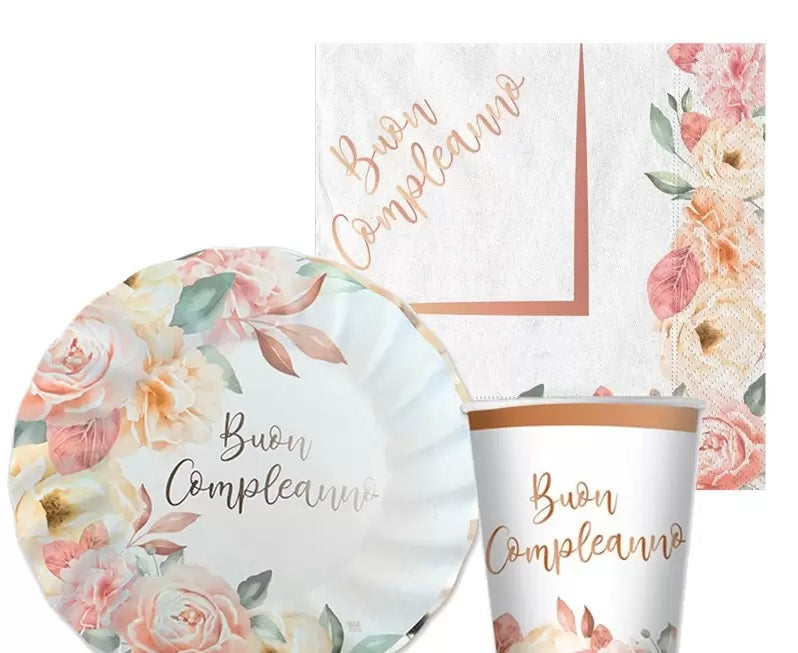 Coordinato Compleanno Rose Gold