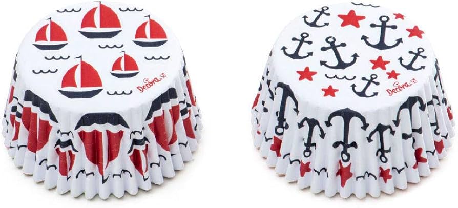 Pirottini in carta forno tema mare pz 36