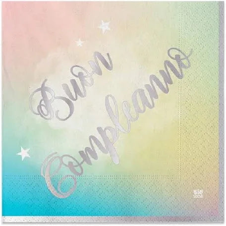 Coordinato buon compleanno Raimbow