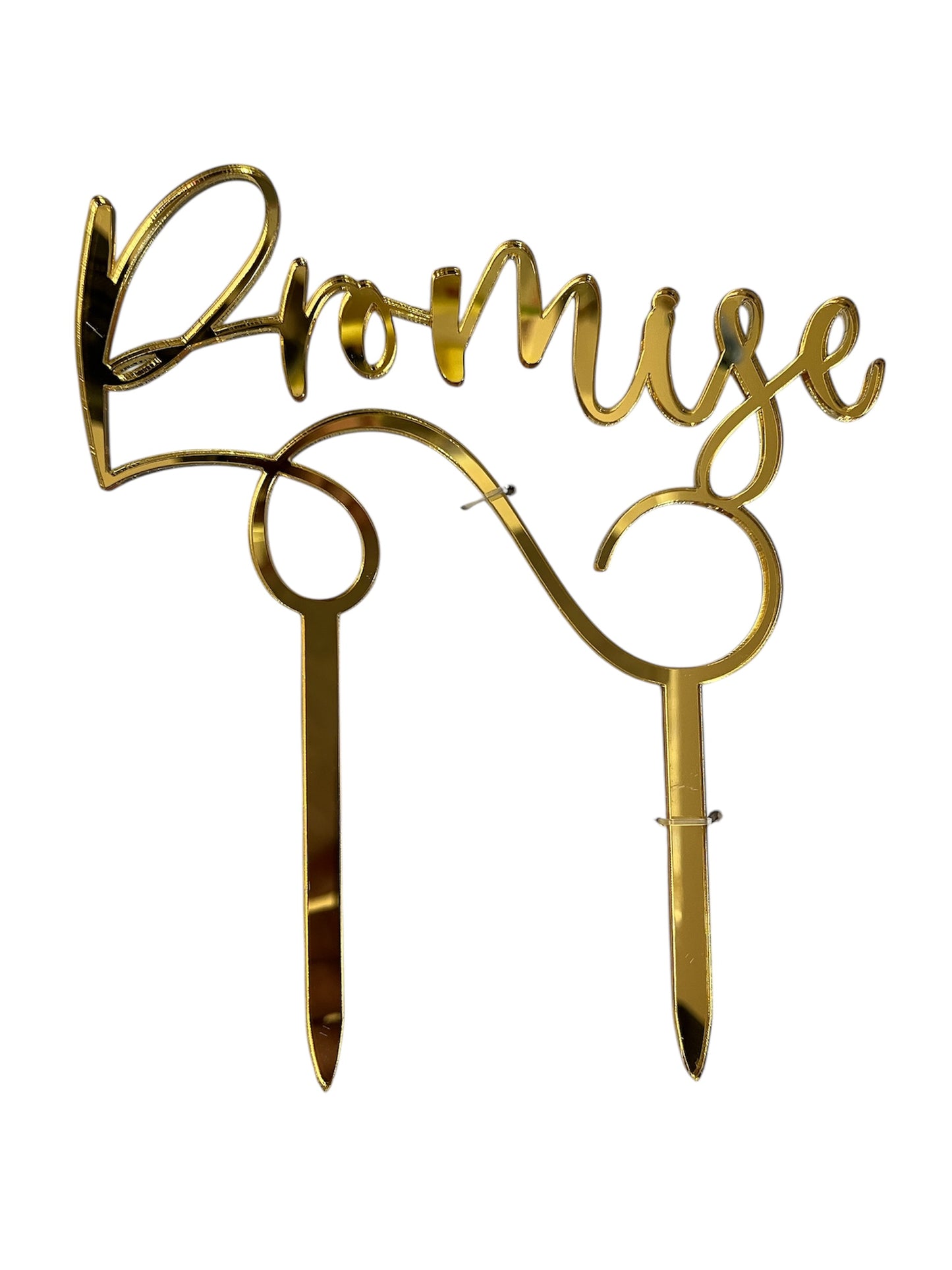 Topper Plexiglass Promise - oro