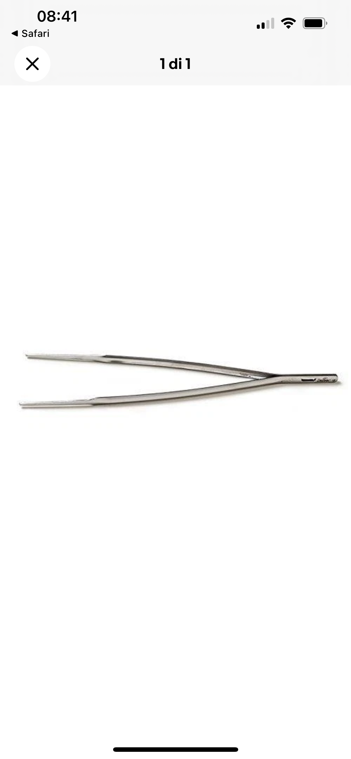 Pinza da cucina in acciaio cm 32