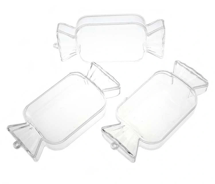 20 pz Caramella in plastica trasparente 12x6x3 cm