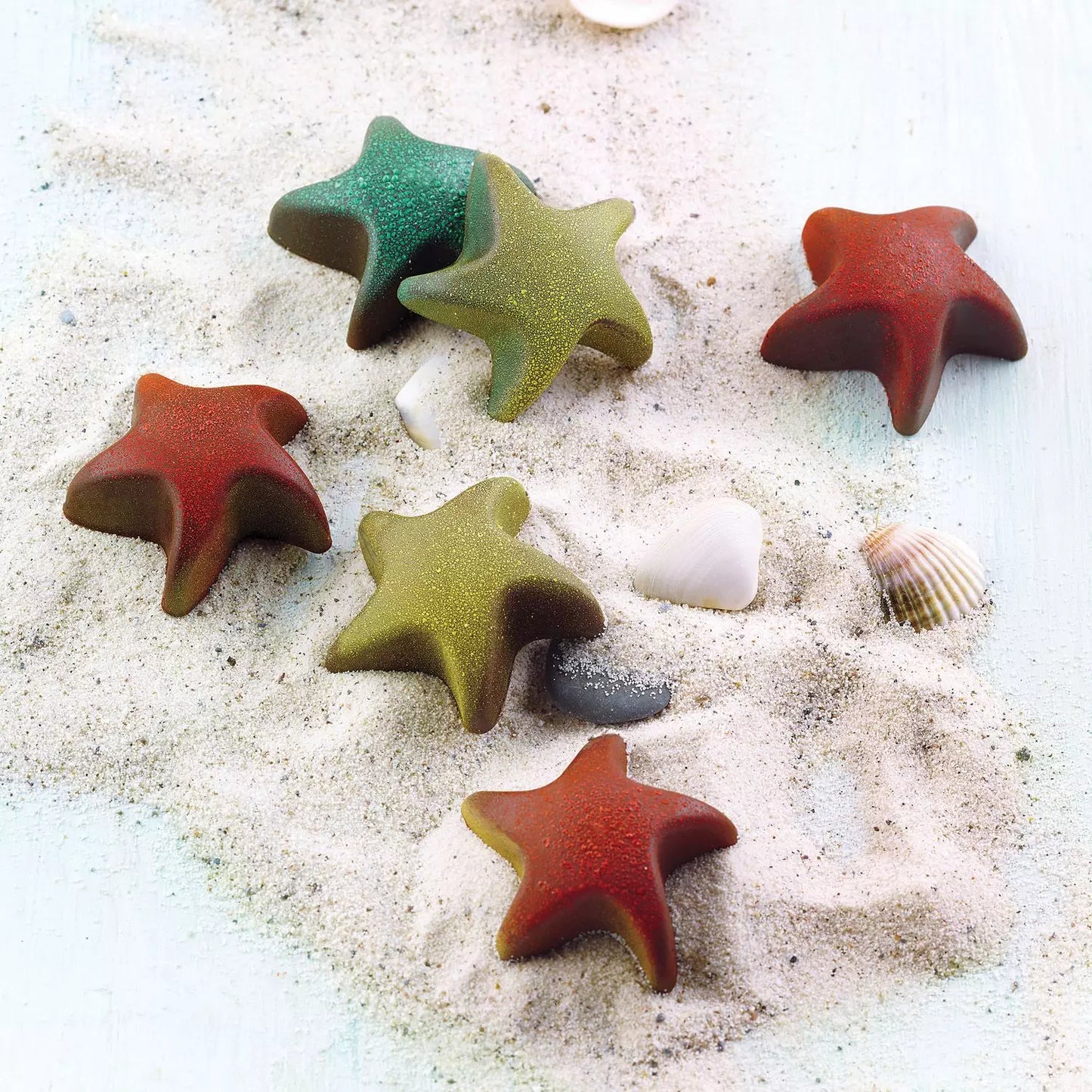 Choco star fish SilikoMart