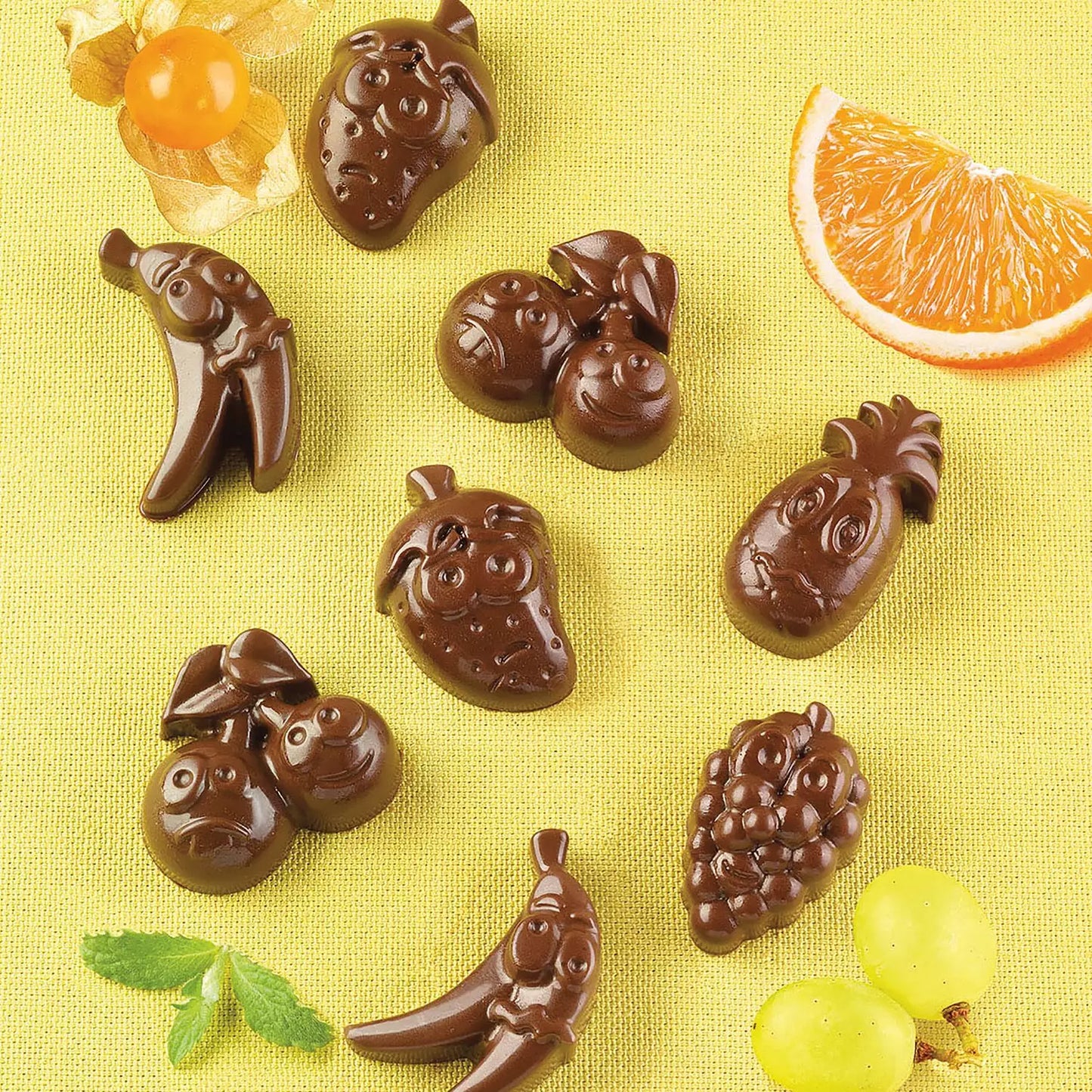 Choco fruits SilikoMart