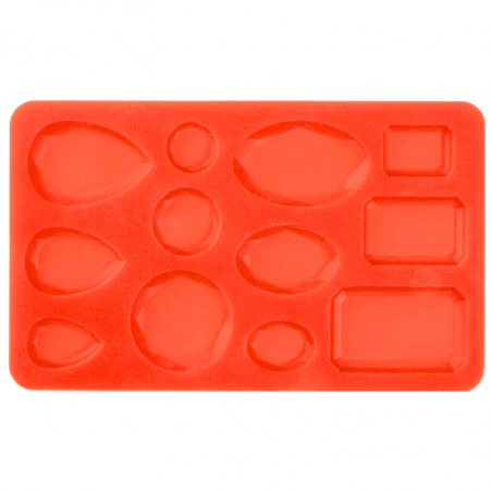 Modecor Stampo in silicone pietre preziose 12 impronte