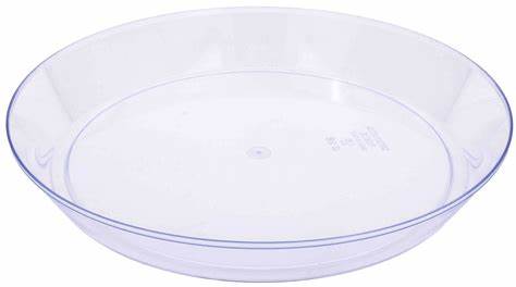 VASSOI PIATTI BAVARESI TRASPARENTI VARIE MISURE