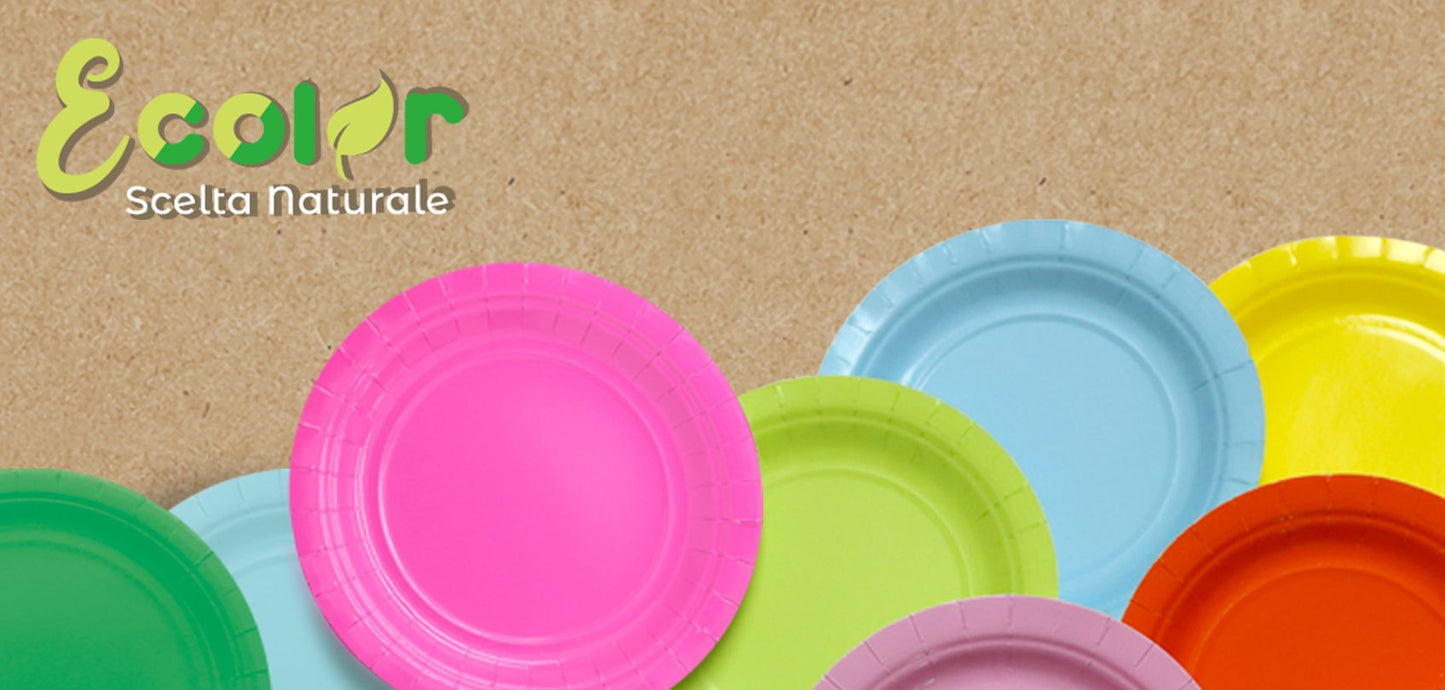 PIATTI PICCOLI CM 18 ECOLOR PZ 25