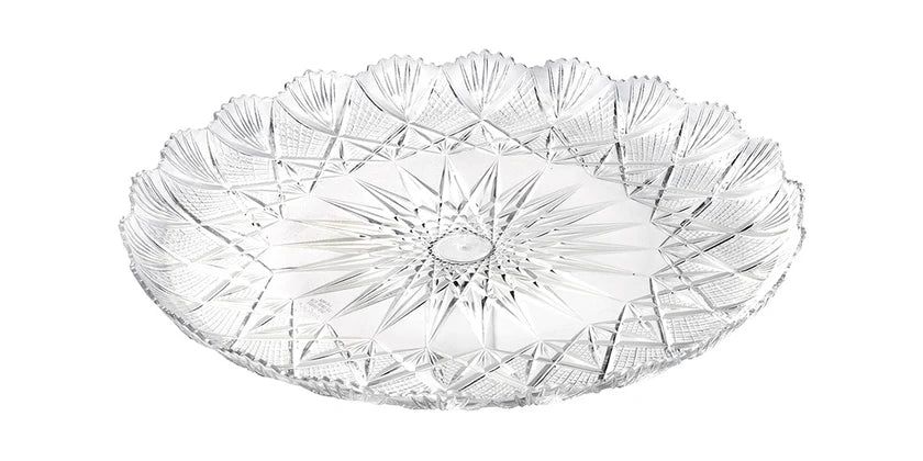 VASSOI PIATTI STELLA TRASPARENTE VARIE MISURE