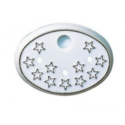 10 NUMERI CANDELINE BIANCHE CON 6 BASI STELLINA