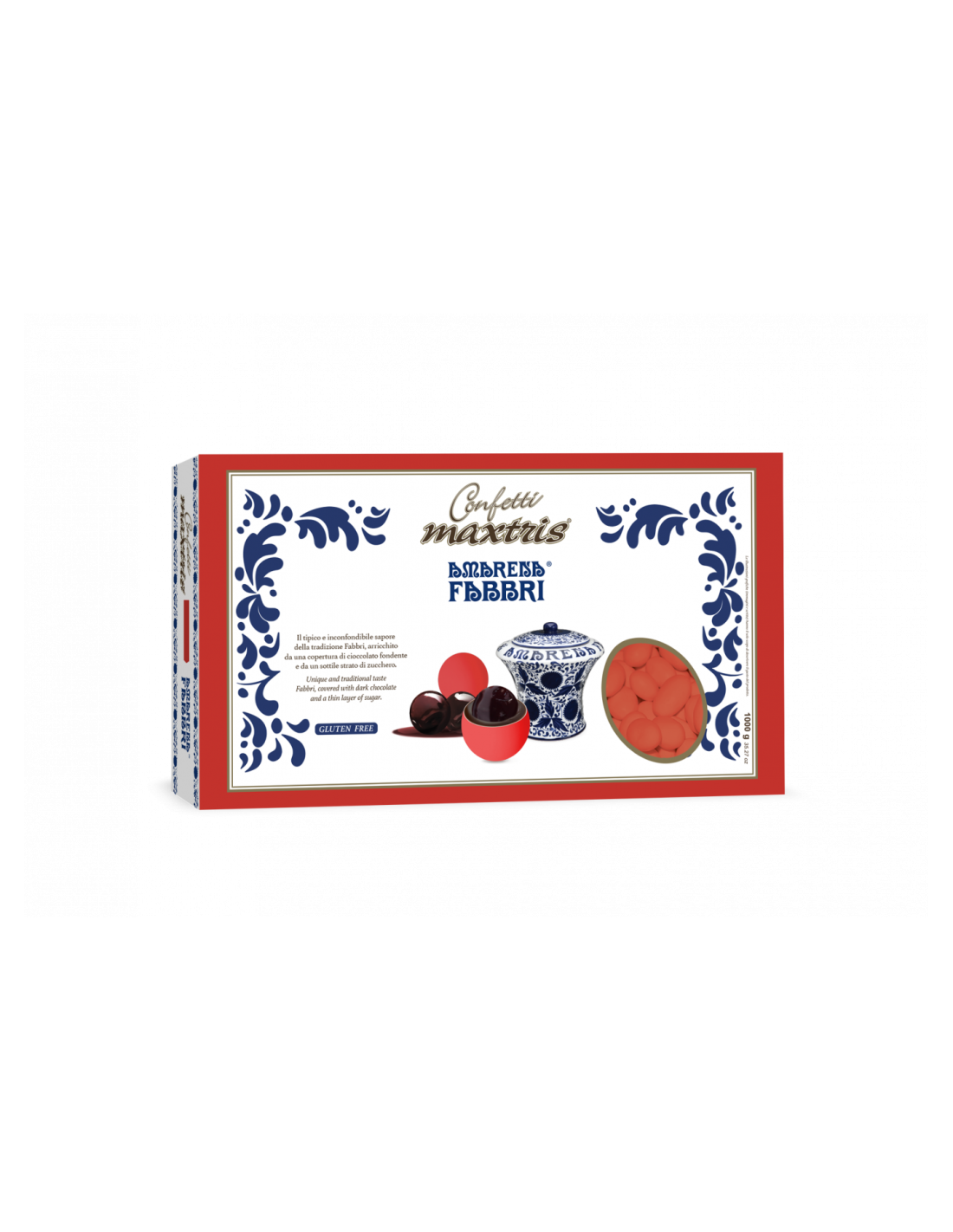 Confetti Maxtris Amarena Fabbri Rosso 1 kg