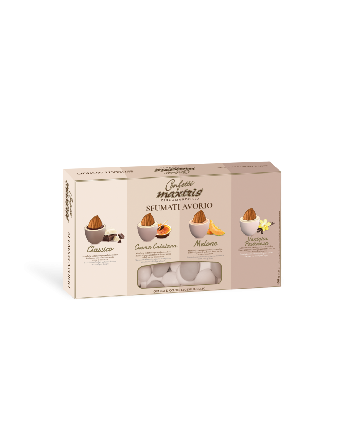 Confetti Maxtris Sfumati Avorio Vari Gusti 1kg