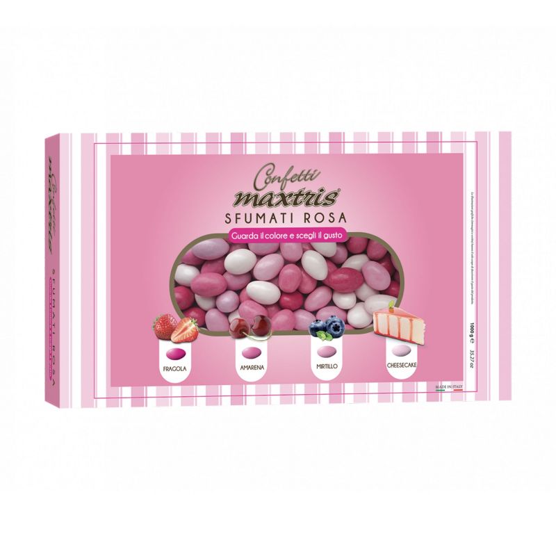 CONFETTI MAXTRIS Sfumati Rosa 1Kg
