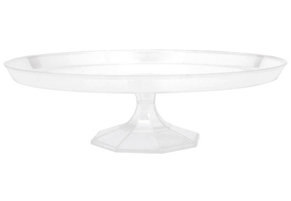 Alzata plastica trasparente