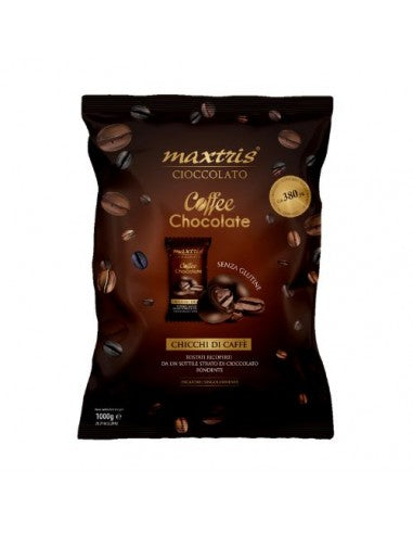 MAXTRIS CHICCHI CAFFE RICOPERTI CIOCCOLATO - BUSTA da KG 1