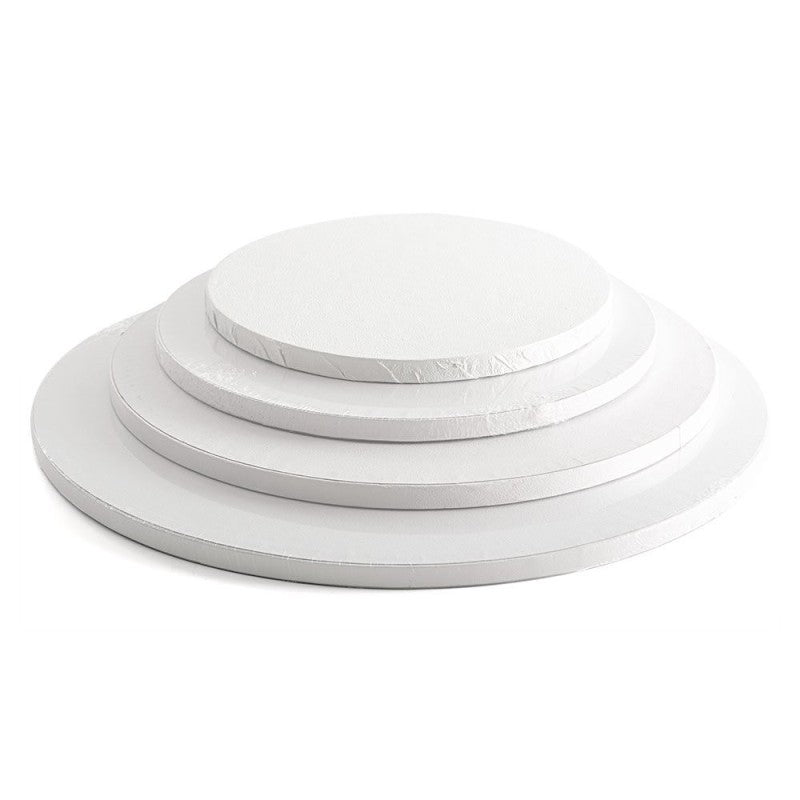 Cake Board Tondo BIANCO spessore 1,2 cm - VARIE MISURE