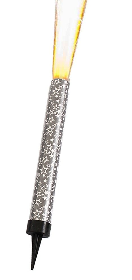 100 Candele fontane BENGALA per torte argento