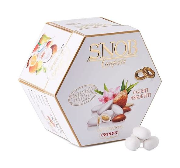 CONFETTI CRISPO SNOB BIANCO LIETO EVENTO GR 500