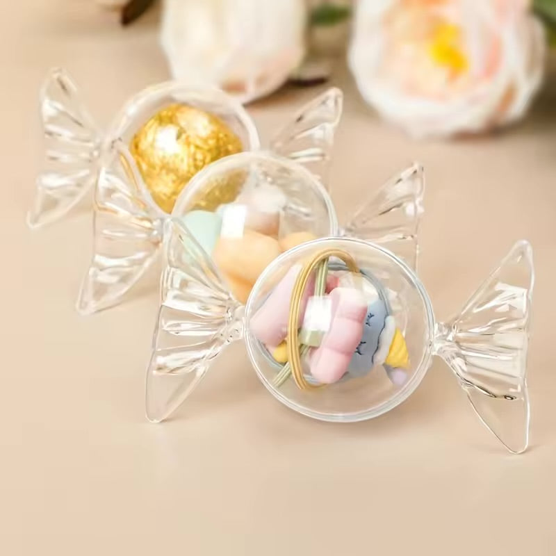 36 Caramelle cm 7 plastica trasparente