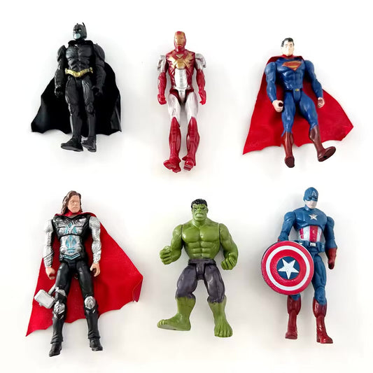 Set 6 soggetti avengers statuine