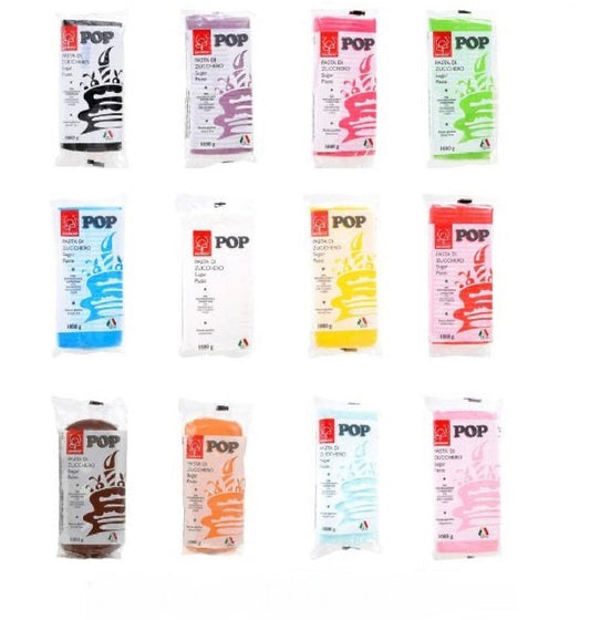 Promo 6 pz pasta di zucchero pop da kg 1 Modecor