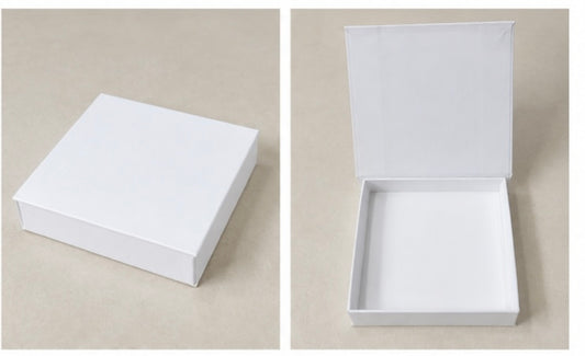 Pz 20 Scatolo rigido bianco quadrato mm 110x110x25