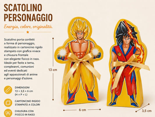10 scatoline assortite dragon ball