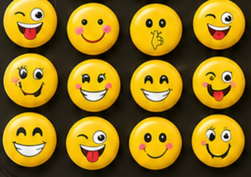 12 pz Magneti Emoji – Collezione Assortita | Confezione da 12 pezzi