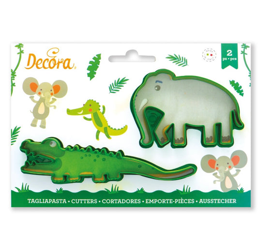 Tagliapasta coccodrillo ed elefante