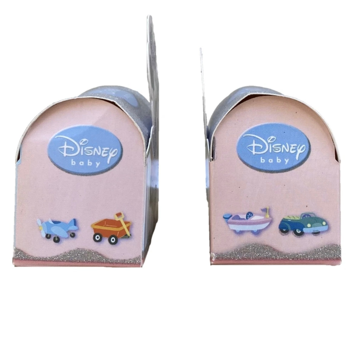 Disney 50 scatoline porta confetti Minnie e Paperina  cm. 7.5x7x4 con cestino carta omaggio