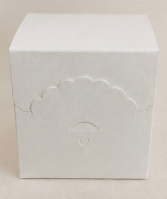 Pz 10 scatolina bianco crema    mm 80x80x80