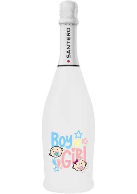 Bottiglia spumante extra dry "Boy or Girl" – Gender Reveal - Santero
