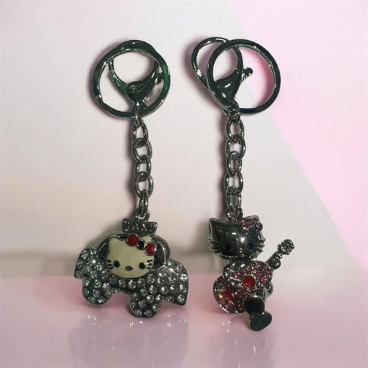 2 portachiavi ass. metallo Hello Kitty