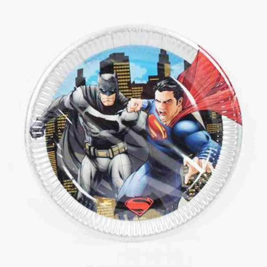 Piattini Batman vs Superman pz 8