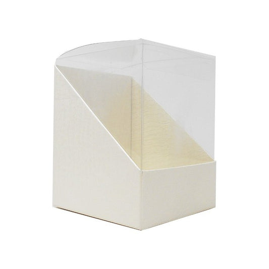 Pz 10 Scatola duo 10x10x12 ARDESIA avorio+pvc