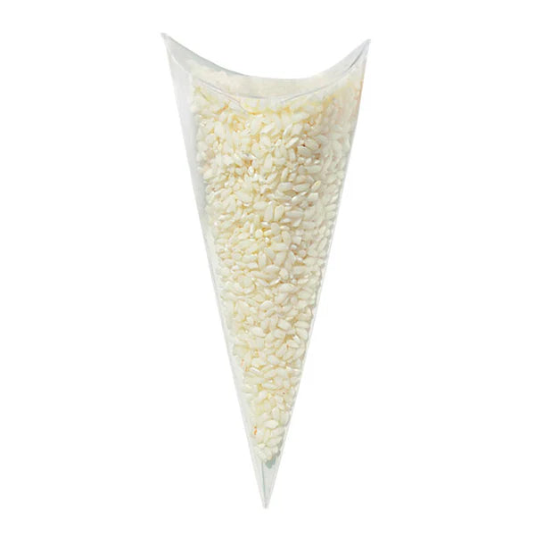 10 Scatoline cono pvc trasparente