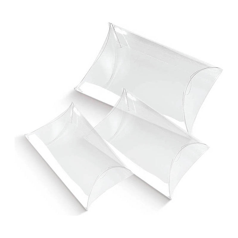 10 bustine pvc trasparenti varie misure