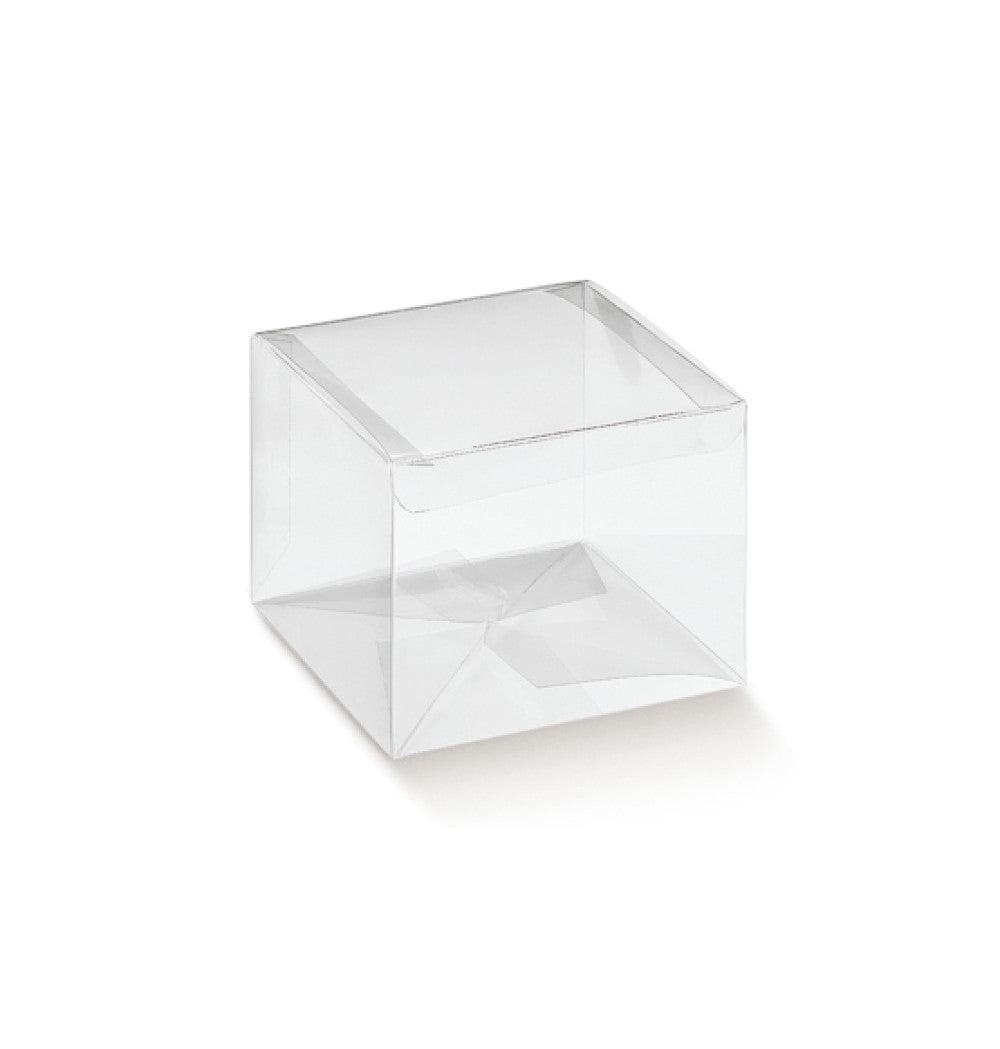 6 scatole pvc trasparente mm 180x180x110