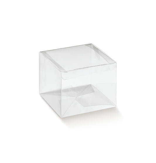6 scatole pvc trasparente mm 180x180x110