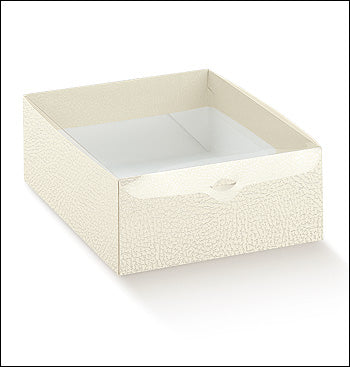 6 Scatole dolcezze 200x150x35 pelle bianca