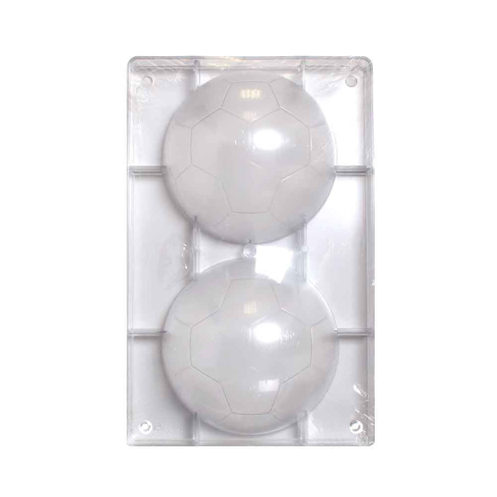 STAMPO CIOCCOLATO IN POLICARBONATO PALLONI DA CALCIO 2 CAVITA 120MM