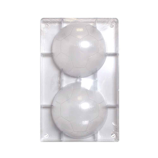 STAMPO CIOCCOLATO IN POLICARBONATO PALLONI DA CALCIO 2 CAVITA 120MM
