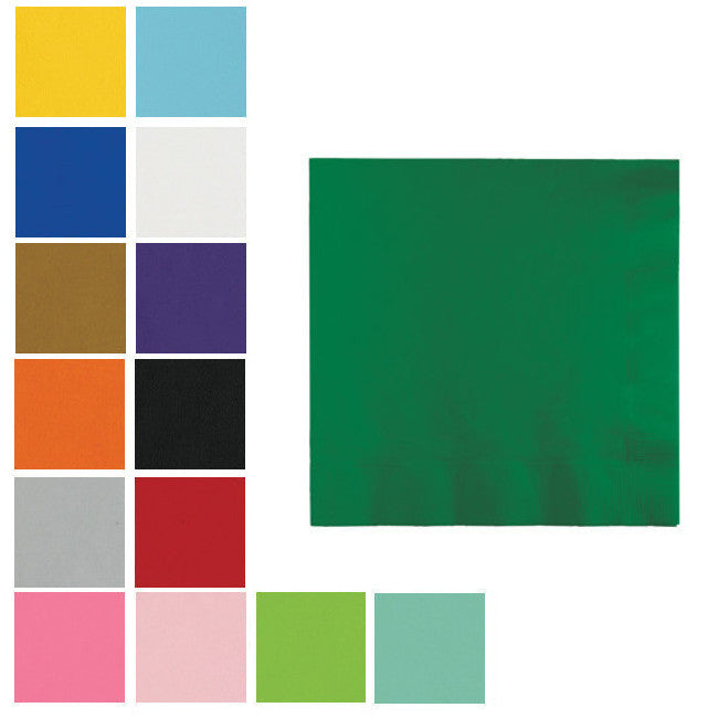 TOVAGLIOLI DOPPIO VELO COLORATI CM 33X33  PZ 50