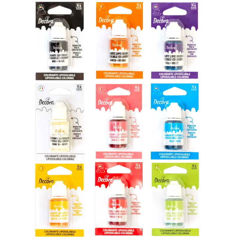 Colorante alimentare liposolubile liquido Decora 15 g