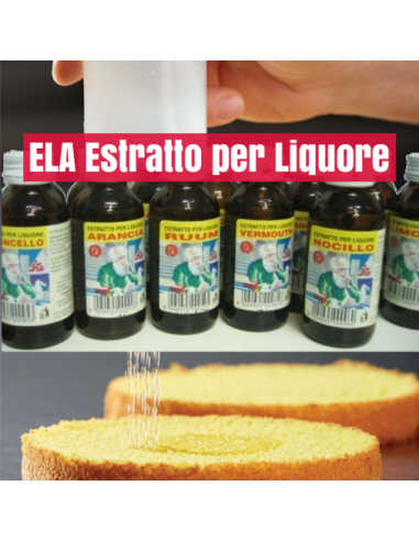ESTRATTI ESSENZE PER LIQUORE  Flacone vetro da c.c.60